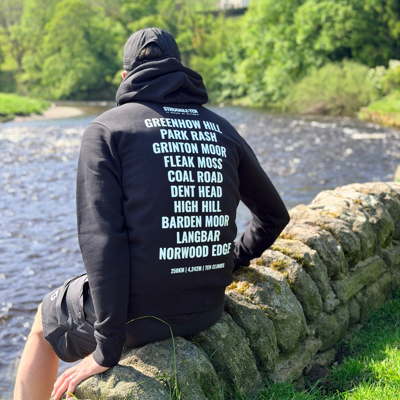 Struggle:Ten 250KM Climbs Hoodie